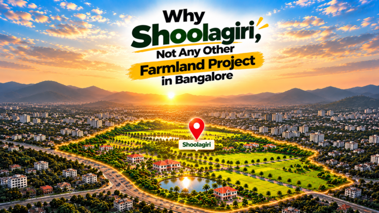 Why Shoolagiri, Not Any Other Farmland Project in Bangalore 