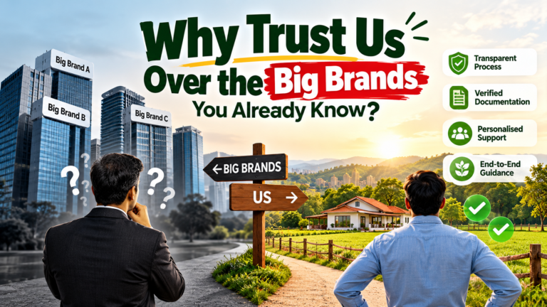Can I Confidently Invest in Managed Farmland near Bangalore? And Why Trust Us Over the Big Brands You Already Know?